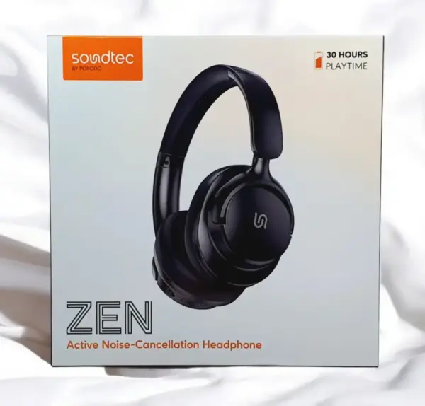 PORODO ZEN ACTIVE NOICE-CANCELLATION HEADPHONE | BLACK
